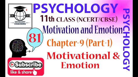 Psychology 11th Motivation And Emotion Motivational And Emotion