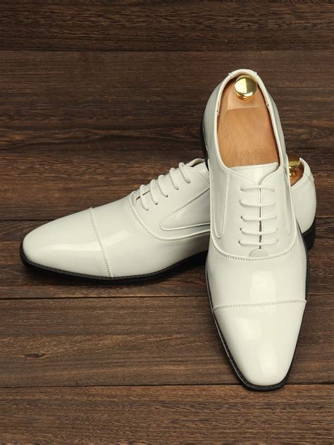 Mens White Dress Shoes White Dress Boots White Oxford Shoes White