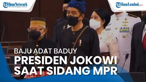 Mengupas Baju Adat Baduy Yang Dikenakan Presiden Jokowi Saat Hadir Di