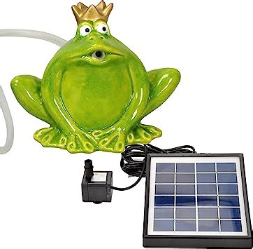 Storm S Gartenzaubereien Wasserspeier Solar Mit Pumpe Frosch Cm