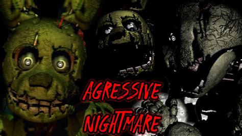 Fnaf Agressive Nightmare Live Youtube