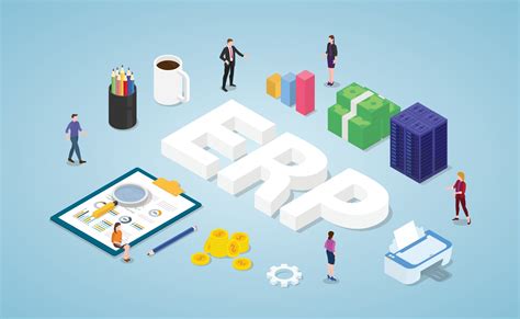 Erp Enterprise Resource Planning Concept 3267108 Vector Art At Vecteezy