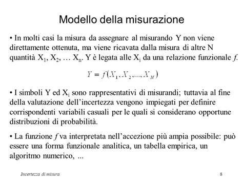 Incertezza Di Misura Ppt Scaricare