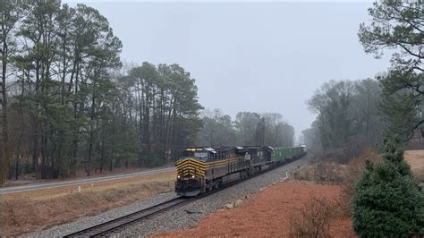 Ns Nickle Plate Road Leads Ns A With Mid Train Dpu S Thru