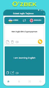 O Zbek Ingliz Tarjimon Apps On Google Play
