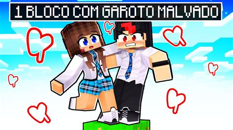 Jogando Garoto Malvado Em Apenas Um Bloco No Minecraft Miika Youtube