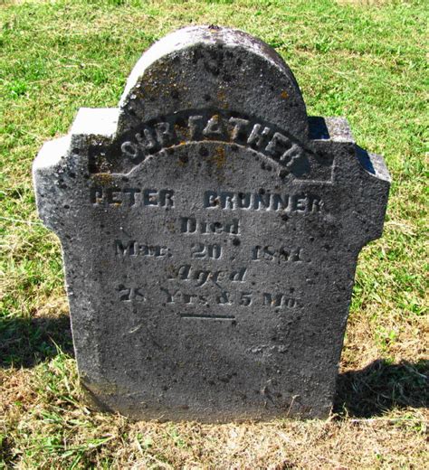 Peter Brunner Unknown Find A Grave Memorial