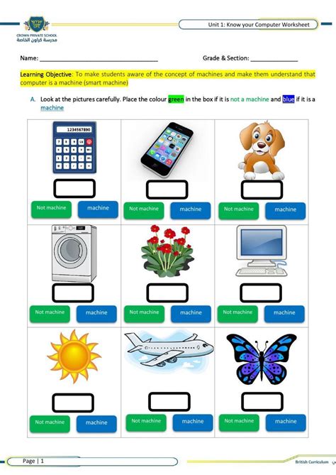 Know Your Computer Worksheet Live Worksheets Worksheets Library