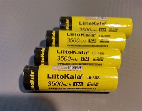 Li Ion Baterija 18650 LiitoKala Lii 31S 3 7V 3500mAh 10A