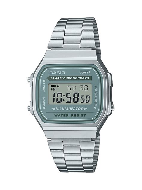 Casio Vintage Silver Digital Watch Knights The Jewellers Online