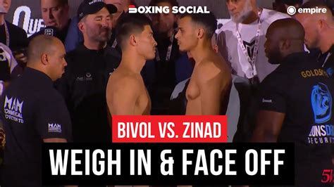 Dmitry Bivol Vs Malik Zinad Full Weigh In Final Face Off YouTube