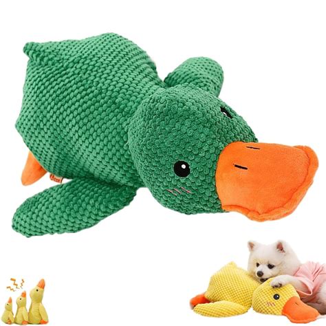 wangli The Mellow Dog Calming Duck,Calming Duck Toy for Dogs,Emotional