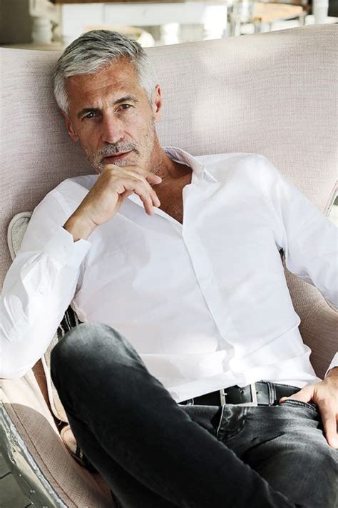 Andreas Von Tempelhoff • X Ray Models Grey Hair Men 50 Year Old Men Beautiful Men