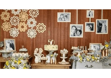 Decoración Para Bodas De Oro 5 Ideas Que Debes Implementar Bodasymas