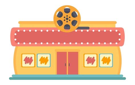 Cinema Facade: Over 1,148 Royalty-Free Licensable Stock Illustrations ...