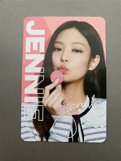 Jennie Oreo PC Card 2 Blackpink Hobbies Toys Memorabilia