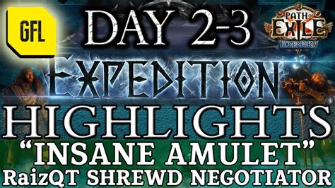 Path Of Exile 3 15 EXPEDITION DAY 2 3 Highlights MASSIVE AMULET