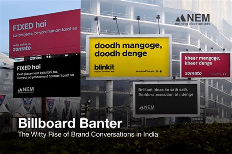 Billboard Banter: The Witty Rise of Brand Conversations in India