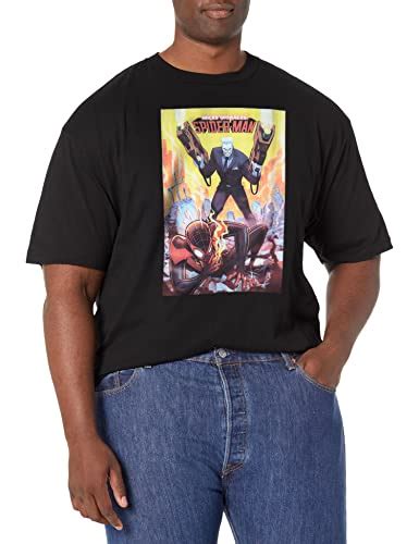 Marvel Big Tall Classic Miles Morales Spiderman Men S Tops Short