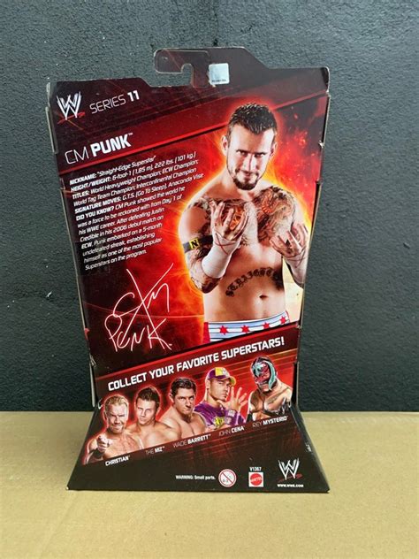 WWE Elite series 11 Cm punk, Hobbies & Toys, Toys & Games on Carousell