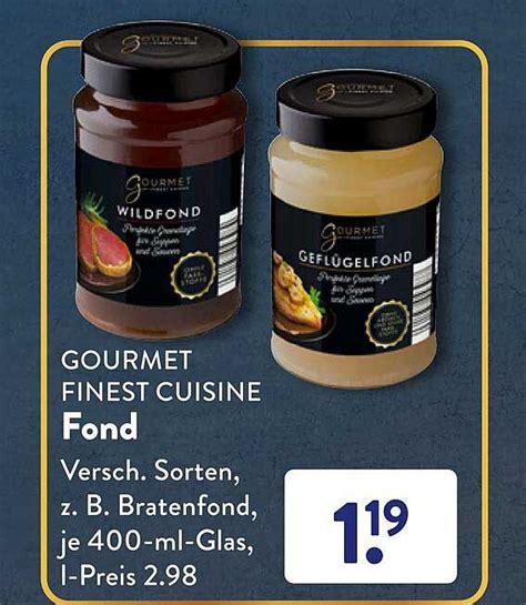 Gourmet Finest Cuisine Fond Angebot Bei Aldi S D Prospekte De