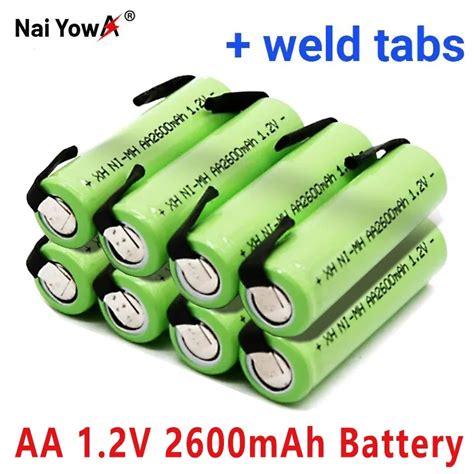 Neue Original Aa Wiederauf Ladbare Batterie V Mah Aa Nimh