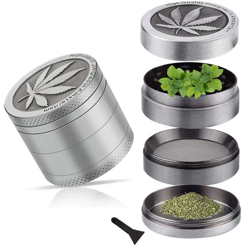 Schwarz Grinder Pollen Grinder Crusher für Spice Kräuter Gewürze Herb