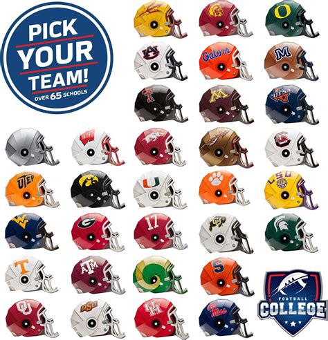 Buy Fanheads Wearable College Football Helmets All Team Options