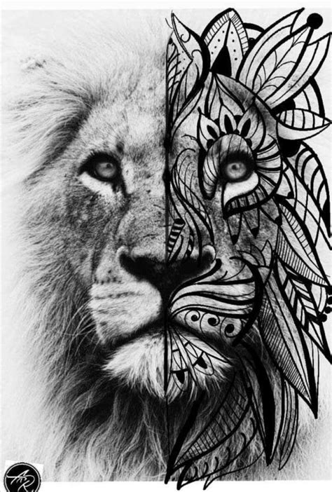 Tatuajes De Leones Para La Pierna Kulturaupice