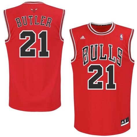 Youth Boy's Chicago Bulls Jimmy Butler adidas Red Replica Jersey ...