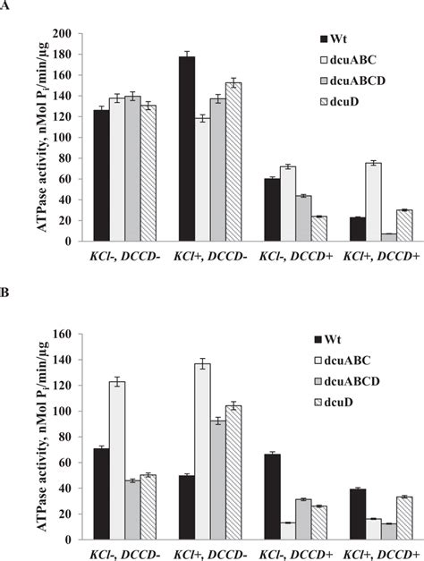 Atpase Activity Of Membrane Vesicles Of E Coli Bw25113 Wild Type