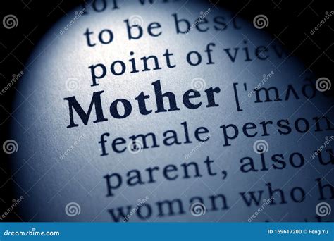 Definition of the Word Mother Stock Photo - Image of dictionary, concepts: 169617200