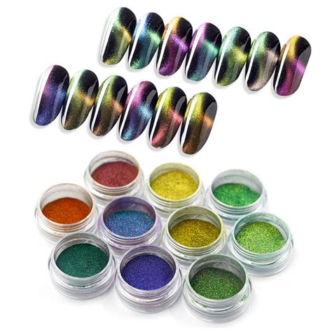 Kolortek Chameleon Magnet 3d Cat Eye Pigments Powder For Nails Cat