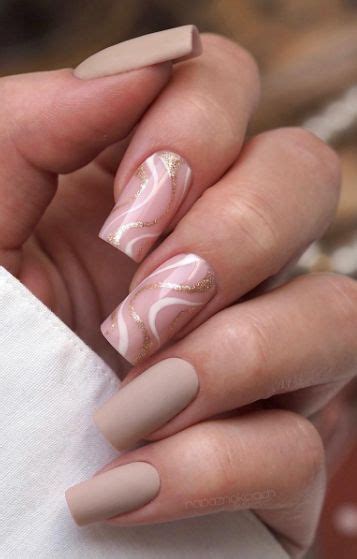 Fabulous Nude Nails For Your Manicure Nude Nail Designs