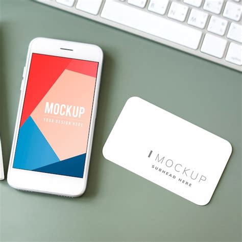 Premium Mobile Phone Screen Mockup Template High Resolution PSD