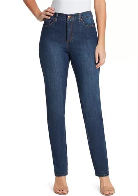 Gloria Vanderbilt Amanda Straight Denim Jeans Average Length Belk