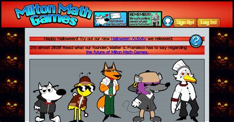 Homepage Milton Math Games