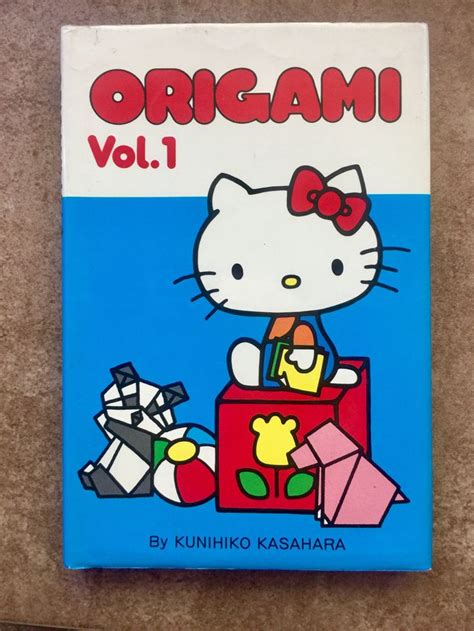 Sanrio vintage hello kitty 1978 origami book | Hello kitty book, Hello ...