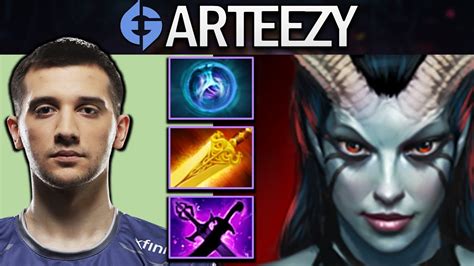 Eg Arteezy Queen Of Pain With Radiance Kills Dota Gameplay