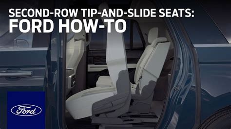 Second Row Tip And Slide Seats Ford How To Ford Youtube