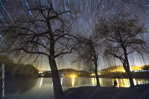 Soir E C Leste Au Lac Du Causse Lissac Sur Couze Corr Ze Photo Sous