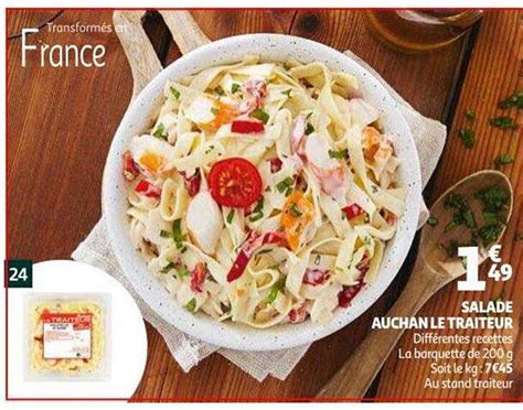 Promo Salade Auchan Le Traiteur Chez Auchan Icatalogue Fr