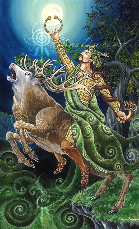 Cernunnos Poster A3 Etsy