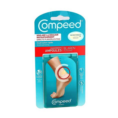 Compeed Pansements Ampoules Moyen Format Boite De 5 Pansements La