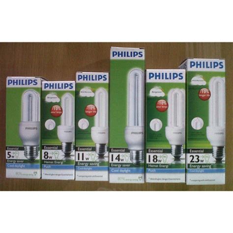 Jual PHILIPS LAMPU ESSENTIAL 5W 8W 11W 14W 18W 23W 27W 32W 35W 45W