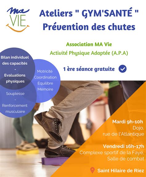 Premiers ateliers de prévention des chutes en Vendée