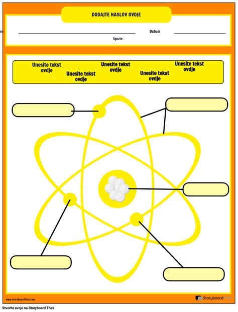 Model Atom Radnog Lista Storyboard By Hr Examples