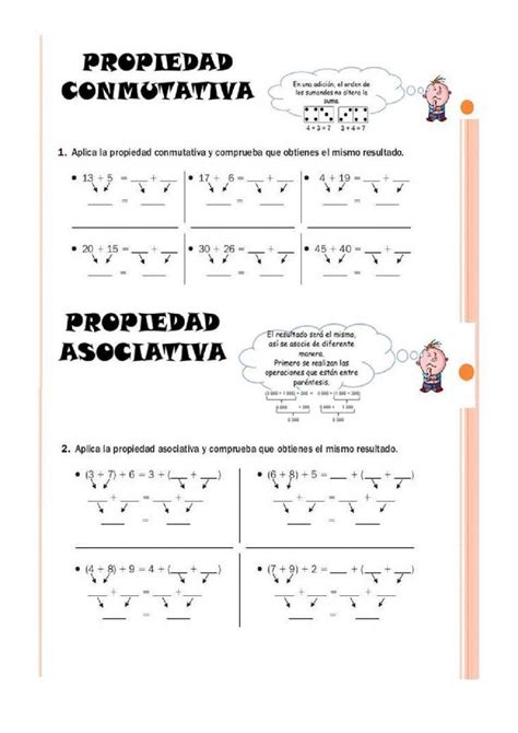 Propiedades Asociativas Conmutativa Y Aproximaci N Sumas Y Restas