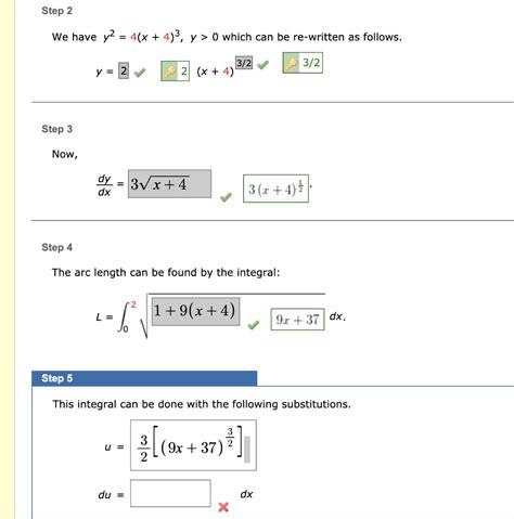 Solved Tutorial Exercise Find The Exact Length Of The Curve