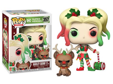 Dc Comics Pop And Buddy Vinyl Figurine Dc Holiday Harley Quinn With